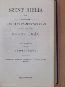Szent Biblia [antikvár]