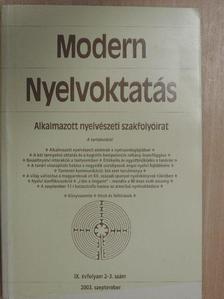 Bandli Judit - Modern Nyelvoktatás 2003/2-3. [antikvár]