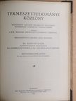 Dr. Kollarits Jenő - Természettudományi Közlöny 1934. január-december [antikvár]