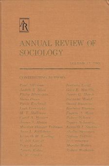 W. Richard Scott - Annual Review of Sociology Volume 14. 1988 [antikvár]