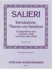 SALIERI - INTRODUZIONE, THEMA CON VARIATIONI PARTITUR UND STIMMEN (KAREL POJAR)