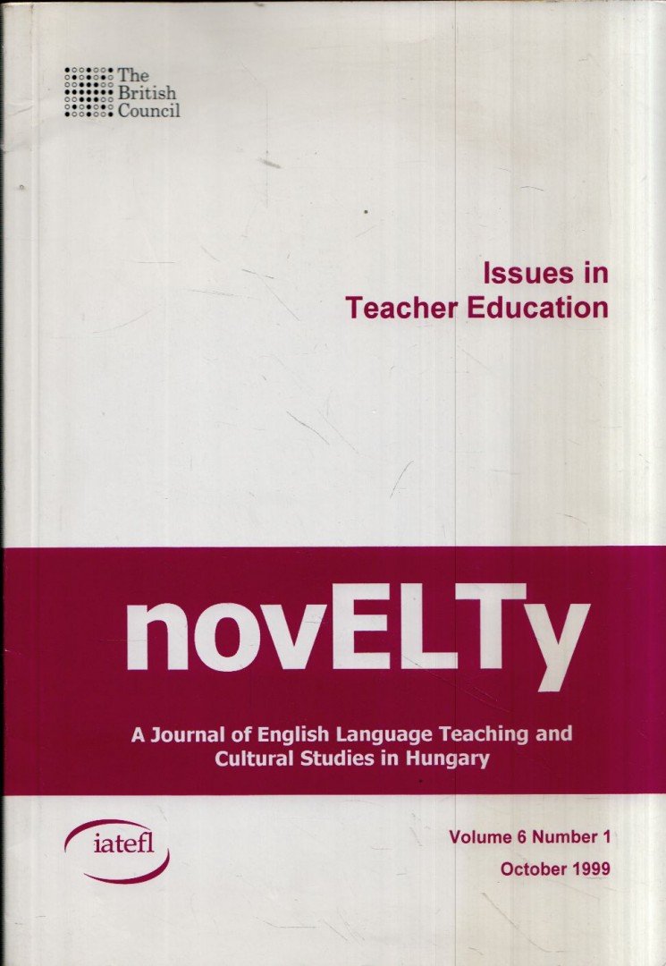 Kontráné Hegybíró Edit, Kormos Judit - novELTy Volume 6 Number 1 October 1999 [antikvár]