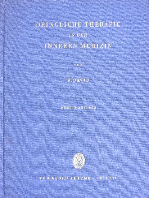 Dr. Werner David - Dringliche Therapie in der Inneren Medizin [antikvár]