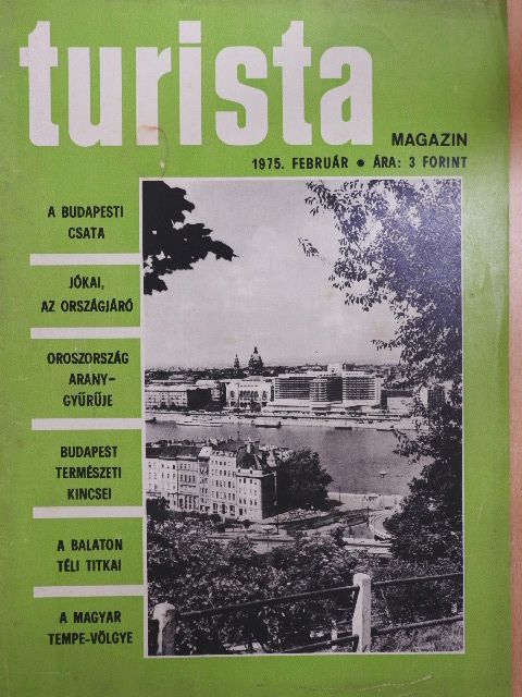 Antalffy Gyula - Turista Magazin 1975. február [antikvár]