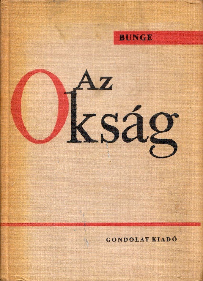 Mario Bunge - Az okság [antikvár]