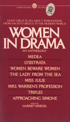 Harriet Kriegel - Women in Drama [antikvár]