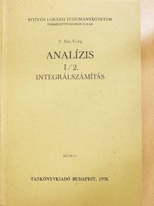 T. Sós Vera - Analízis I/2. [antikvár]
