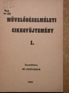 Ágh Attila - Művelődéselméleti cikkgyűjtemény I. [antikvár]