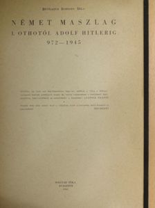 Bevilaqua Borsody Béla - Német maszlag [antikvár]