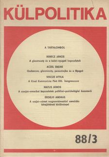Balázs József - Külpolitika 1988/3. [antikvár]