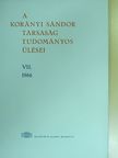 Antall József - A Korányi Sándor Társaság tudományos ülései VII. [antikvár]