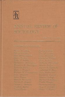 Ralph H. Turner - Annual Review of Sociology Volumee 12. 1986 [antikvár]
