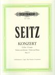 SEITZ - KONZERT D-DUR FÜR VIOLINE UND KLAVIER OP.22 SCHÜLERKONZERT (I. LAGE)