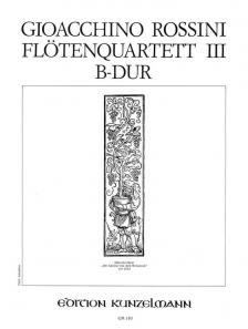ROSSINI - FLÖTENQUARTETT III B-DUR (FÖRSTER)