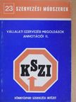 Vállalati szervezési megoldások annotációi II.  [antikvár]