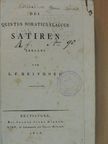 Quintus Horatius Flaccus - Satiren [antikvár]