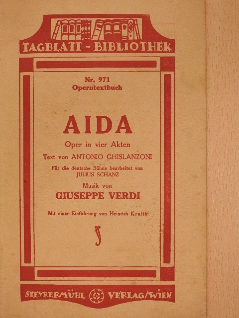 Antonio Ghislanzoni - Aida [antikvár]