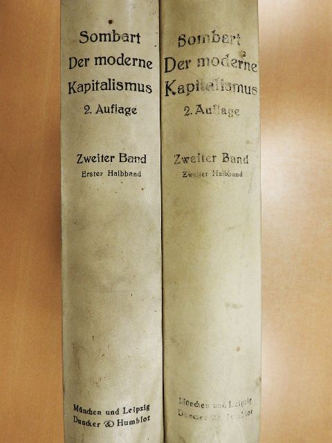 Werner Sombart - Der moderne Kapitalismus II/1-2. [antikvár]