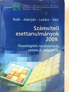 Dr. Adorján Csaba - Számviteli esettanulmányok 2009. [antikvár]