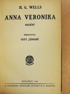 H. G. Wells - Anna Veronika [antikvár]