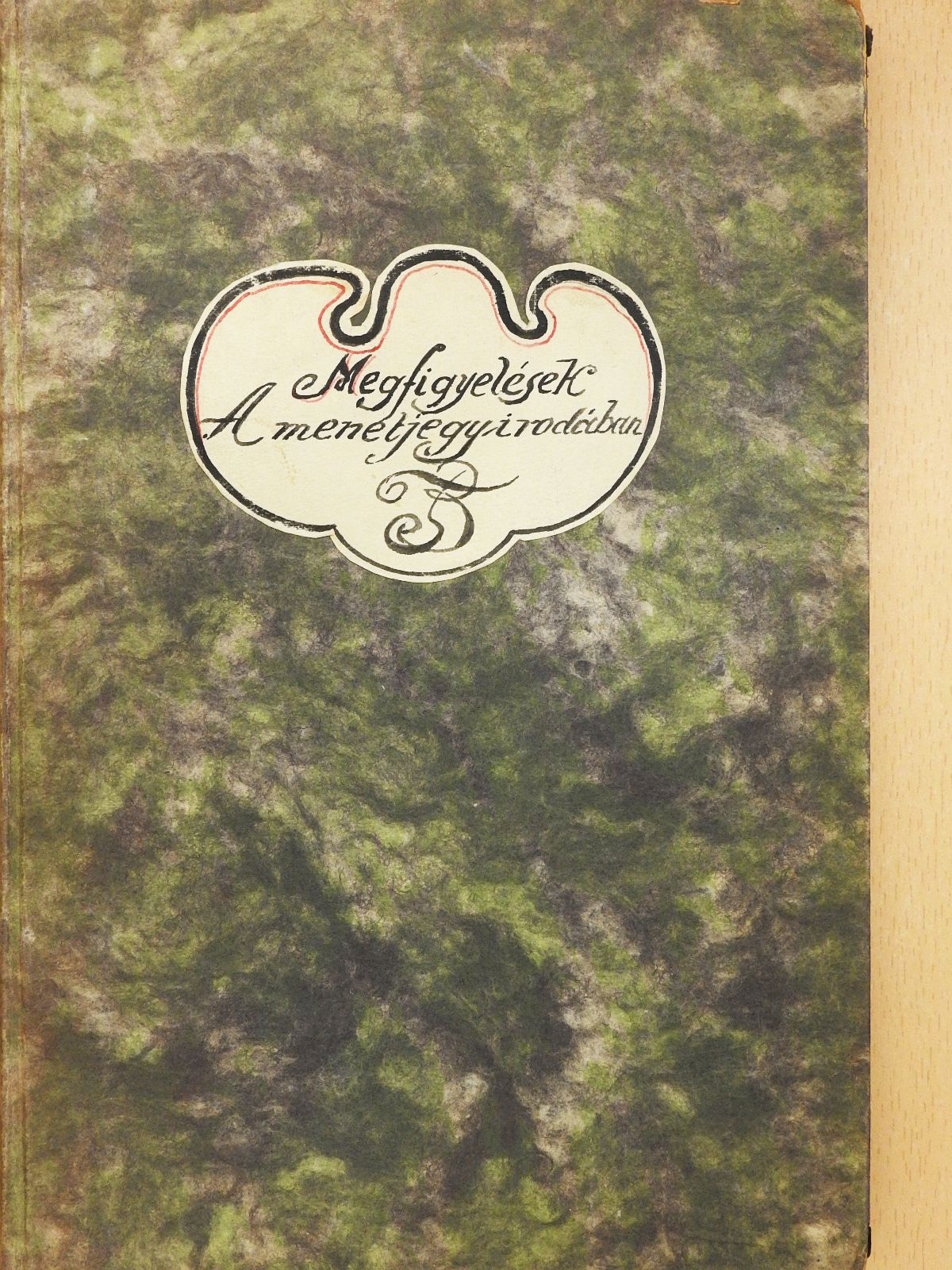Farkas Károly - Megfigyelések a menetjegyirodában (dedikált példány) [antikvár]