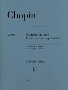 NOCTURNE cis-MOLL OPUS POSTUM FÜR KLAVIER URTEXT (ZIMMERMANN / THEOPOLD)