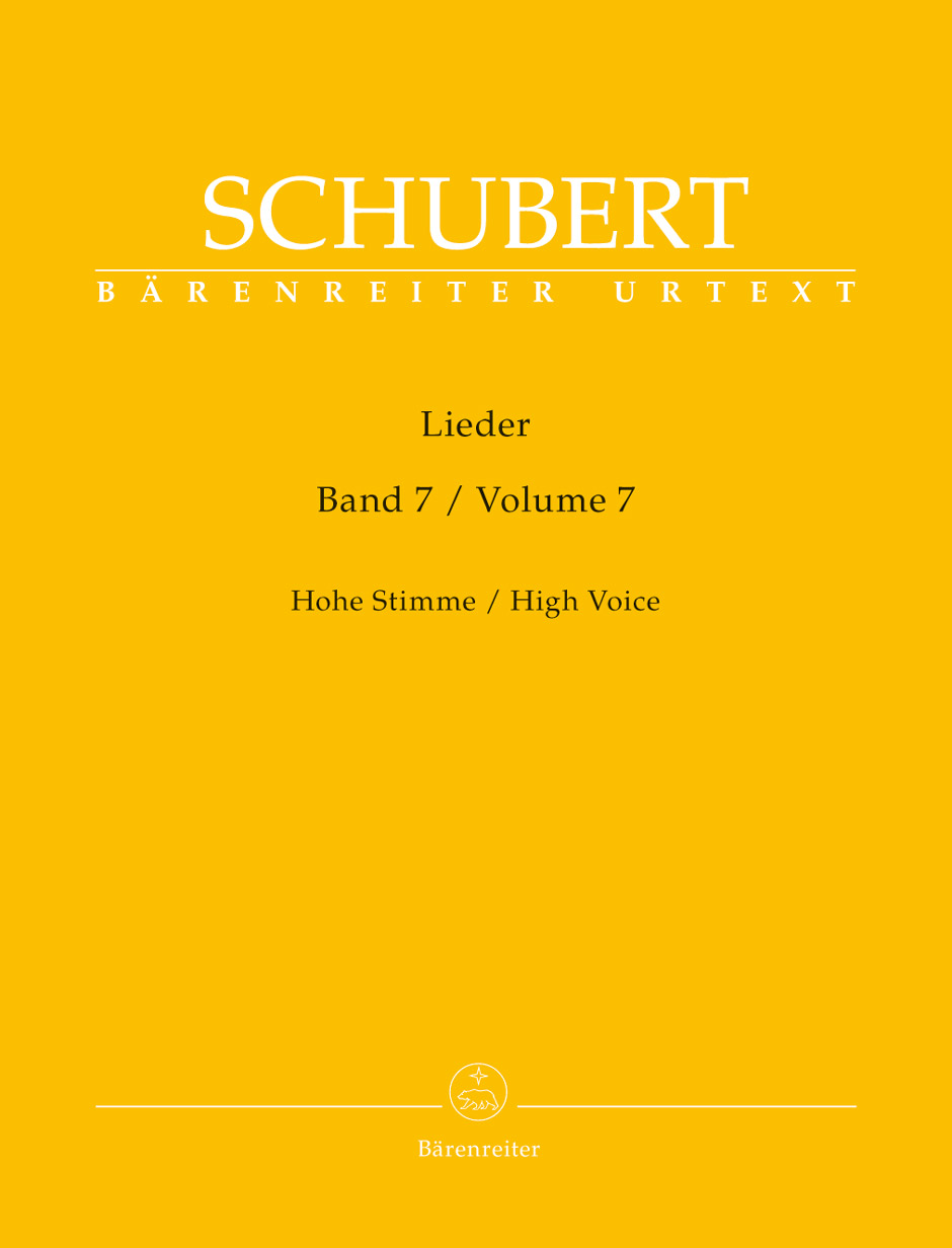 SCHUBERT - LIEDER BAND 7. HOHE STIMME (DÜRR)