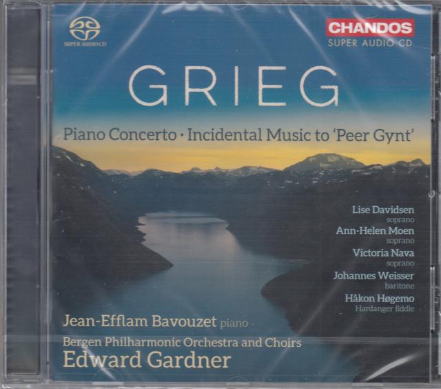 GRIEG - PEER GYNT/PIANO CONCERTO,SACD DAVIDSEN MOEN BAVOUZET GARDNER