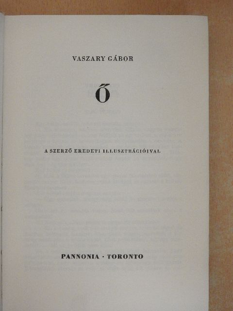 Vaszary Gábor - Ő [antikvár]