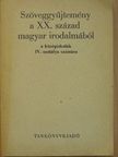 Diószegi András - Szöveggyűjtemény a XX. század magyar irodalmából [antikvár]