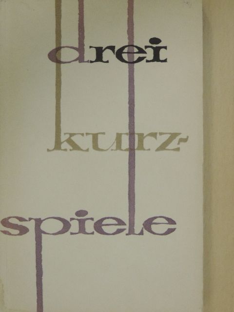 Alfredo Bauer - Drei kurz-spiele [antikvár]