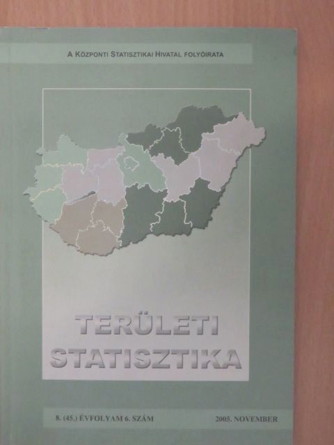 Bálint Lajos - Területi Statisztika 2005. november [antikvár]