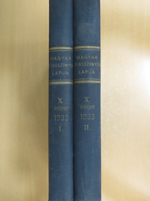 Lázár István - Magyar Uriasszonyok Lapja 1933. január-december I-II. [antikvár]