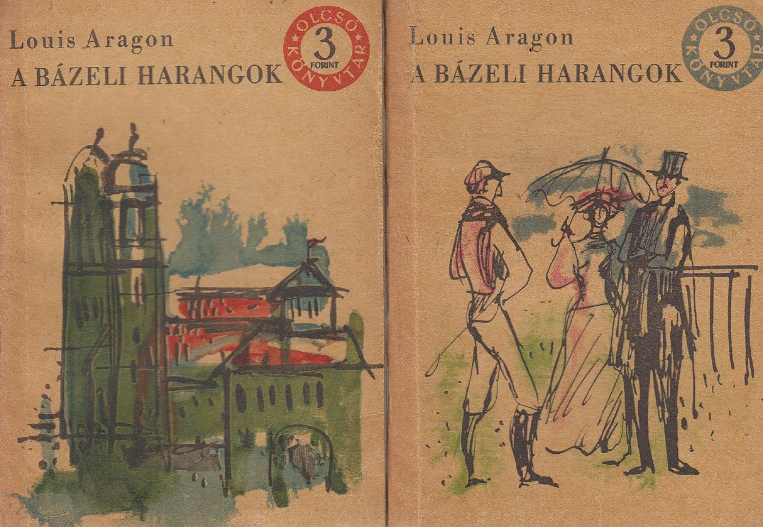 ARAGON, LOUIS - A bázeli harangok I-II. kötet [antikvár]