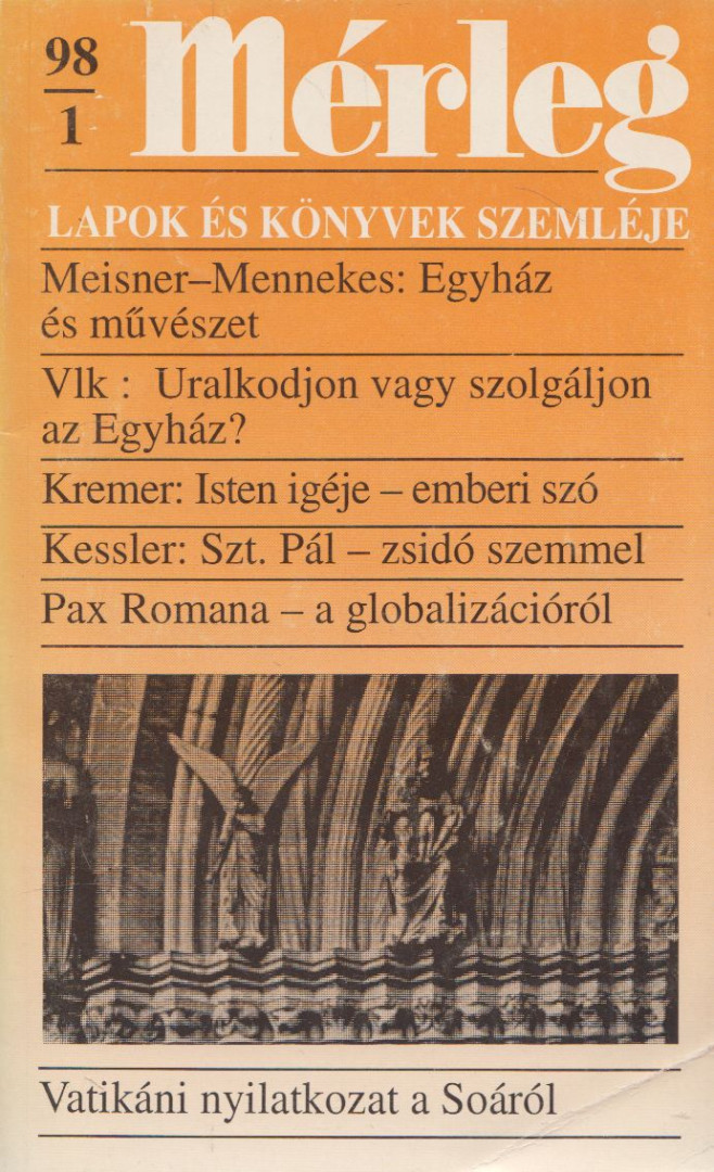 Boór János - Mérleg 1998/1 [antikvár]