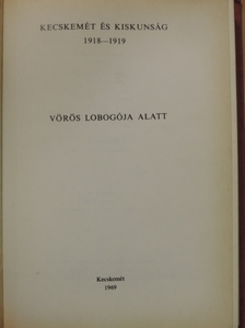 Dr. Balanyi Béla - Kecskemét és Kiskunság vörös lobogója alatt [antikvár]