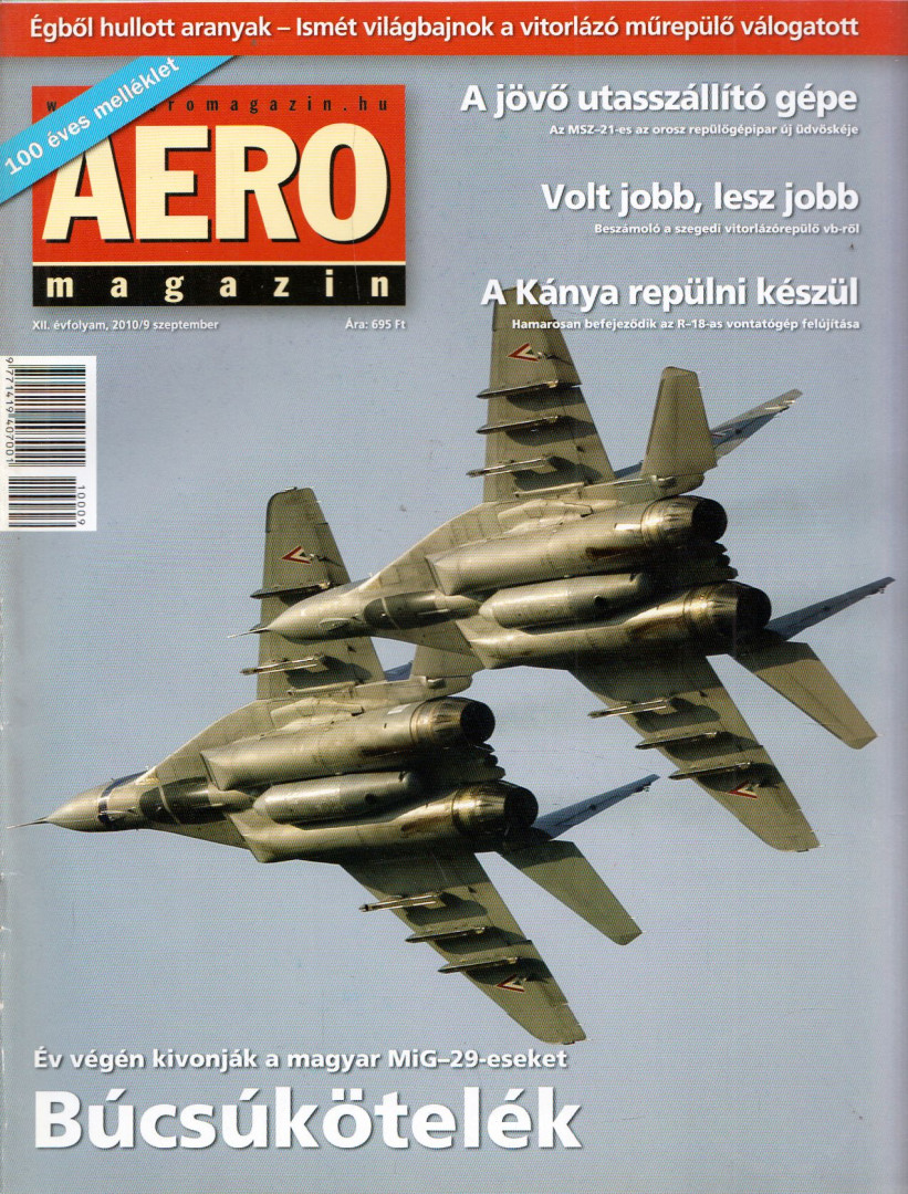 Sajtos Zoltán - Aero Magazin 2010/9 [antikvár]