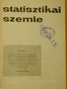 Statisztikai Szemle 1984. február [antikvár]
