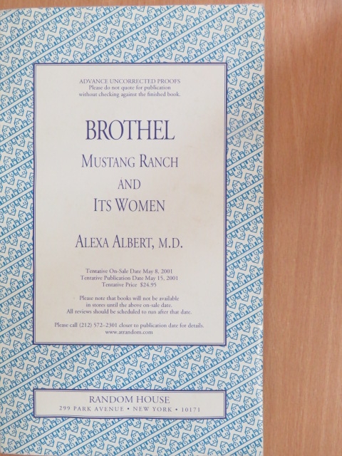 Alexa Albert, M.D. - Brothel [antikvár]
