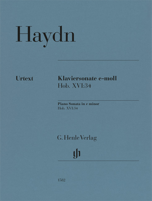 HAYDN JOSEPH - KLAVIERSONATE e-MOLL HOB. XIV:34