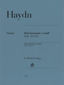 HAYDN JOSEPH - KLAVIERSONATE e-MOLL HOB. XIV:34