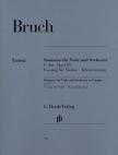 BRUCH - ROMANZE FÜR VIOLA UND ORCHESTER F-DUR OP.85 FÜR VIOLINE UND KLAVIER URTEXT
