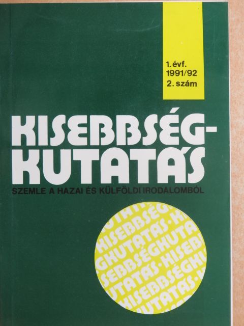 Beke György - Kisebbségkutatás 1991-92/2. [antikvár]