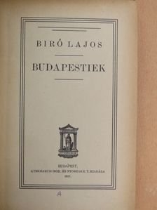 Biró Lajos - Budapestiek [antikvár]
