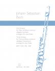 BACH, J. S. - DREI SONATEN FÜR FLÖTE UND BASSO CONTINUO - ARRANGIERT FÜR ZWEI FLÖTEN