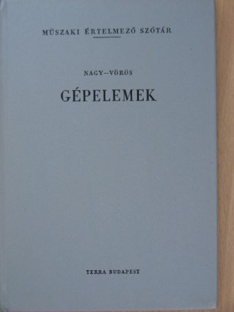 Dr. Vörös Imre - Gépelemek [antikvár]