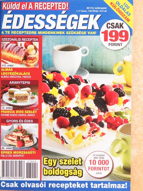 Küldd el A RECEPTED! 2017/2. Különszám [antikvár]