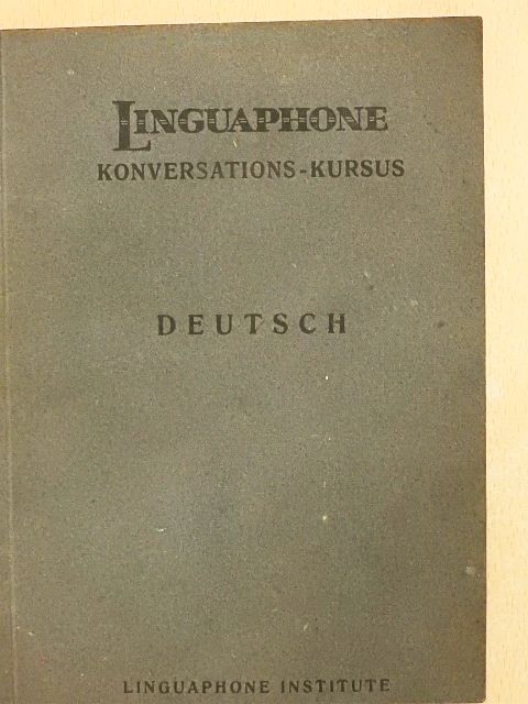 Prof. Dr. Paul Menzerath - Linguaphone - Konversations-Kursus Deutsch [antikvár]