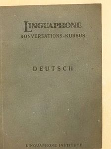 Prof. Dr. Paul Menzerath - Linguaphone - Konversations-Kursus Deutsch [antikvár]