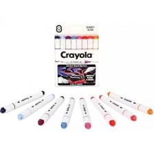 Crayola: Art Markers - Naplemente színű filctollkészlet, 8 db-os